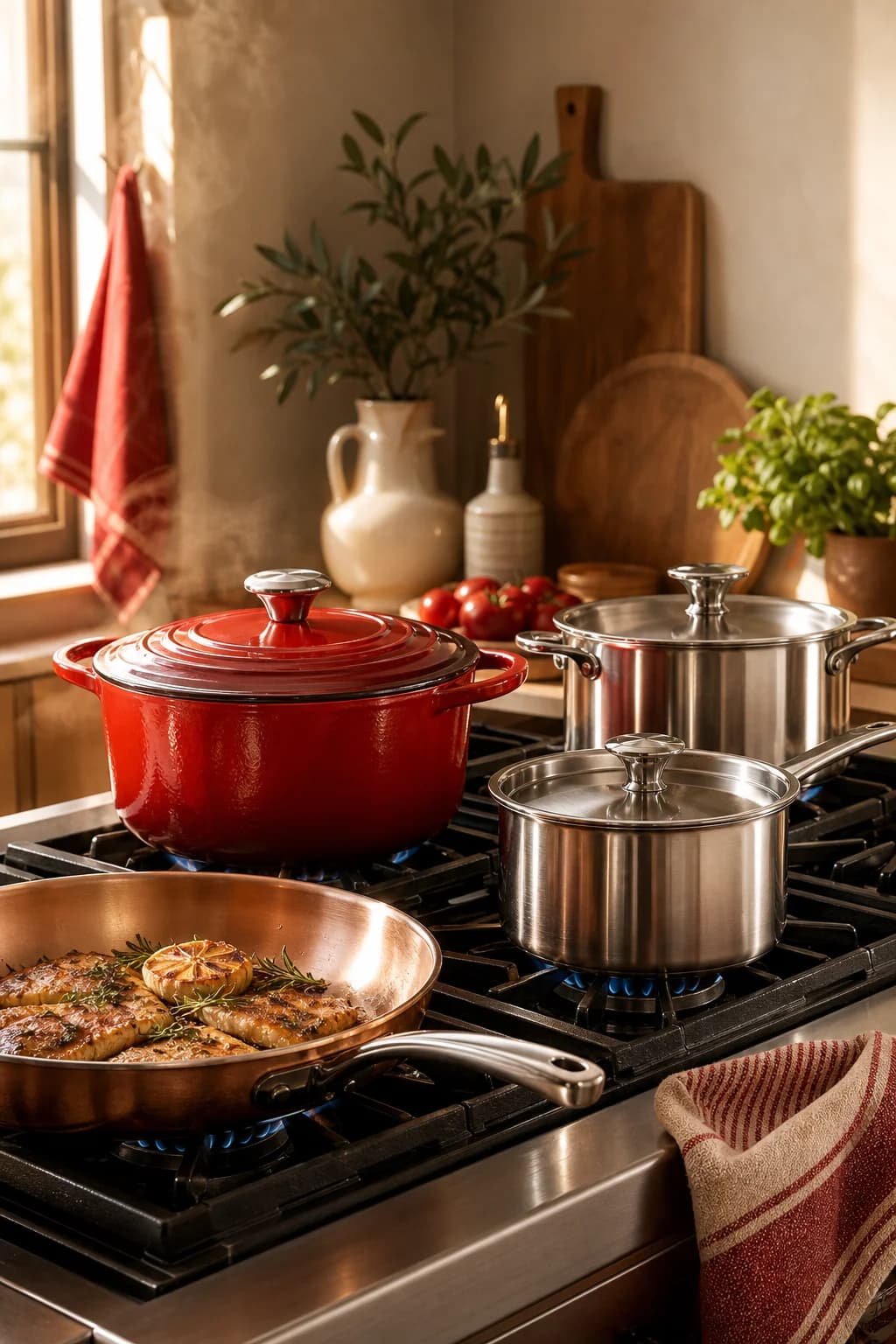Cocottes et casseroles de grandes marques authentiques